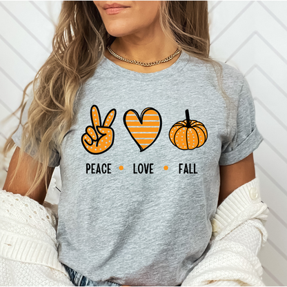 Peace Love Shirt Peace Love Fall Shirt