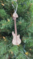 Bass Guitar Ornament with Personalized Pick Christmas Gift for Bass Player