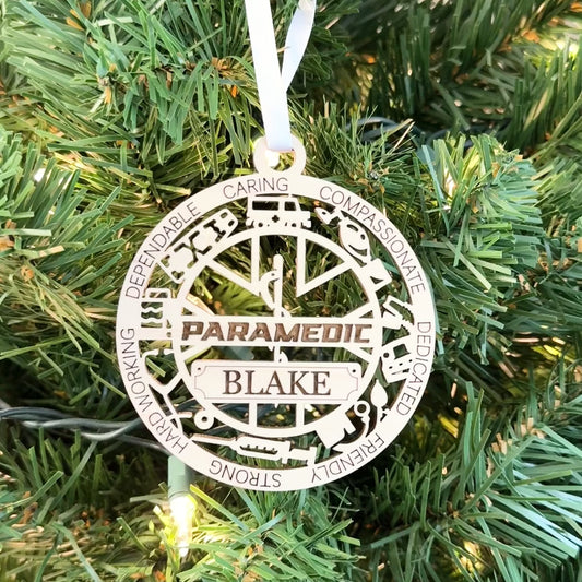 Personalized Paramedic Ornaments!