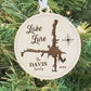 Personalized Lake Lure NC Ornament Christmas Gift