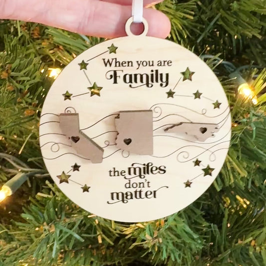 The Miles Don't Matter Ornament