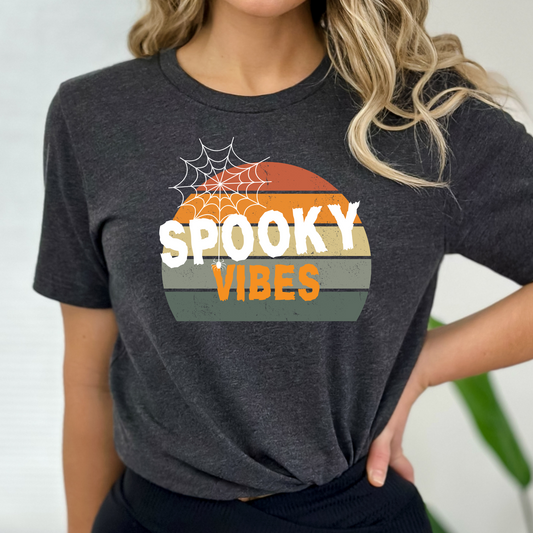 Spooky Vibes Shirt Halloween Spooky Shirt