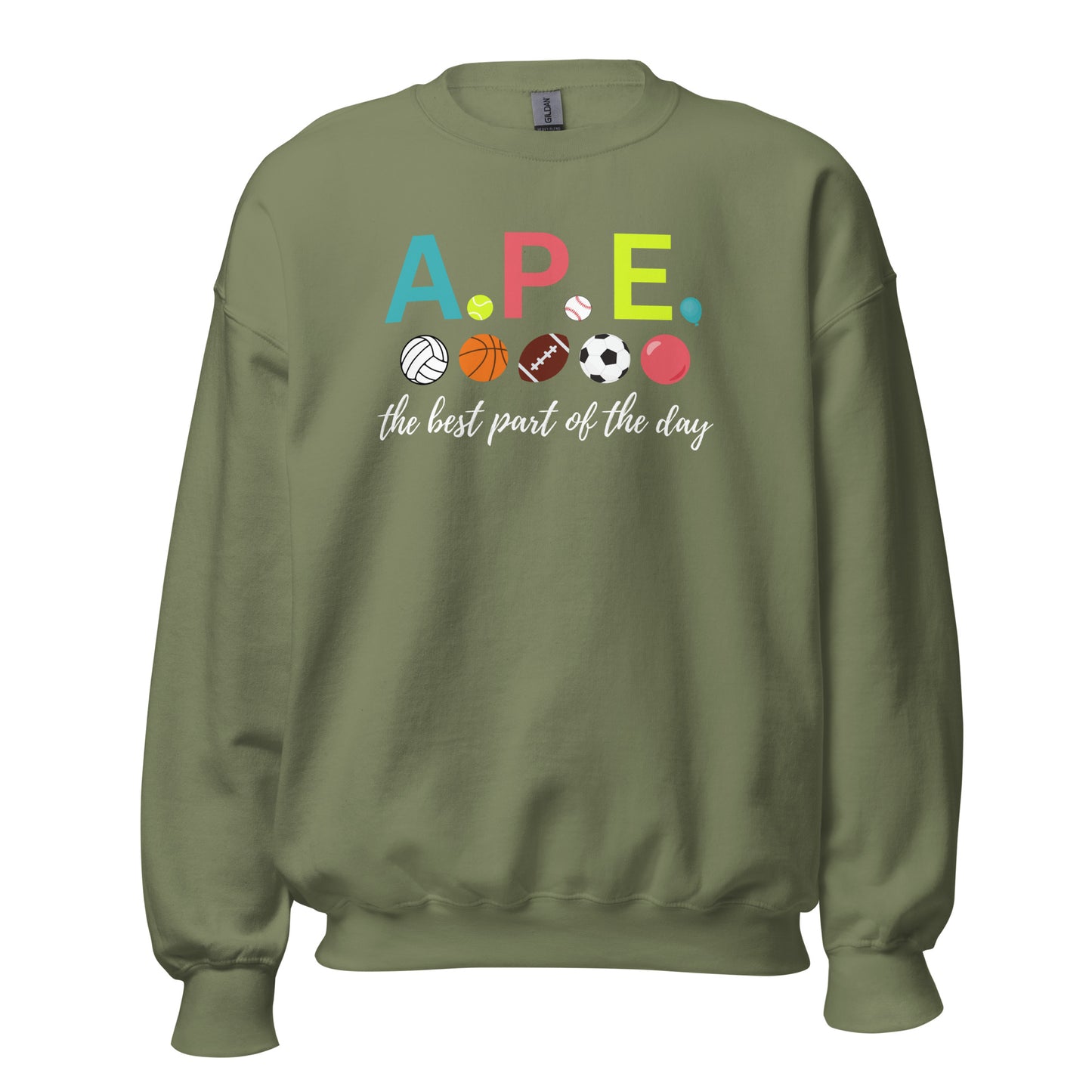 Adapted Physical Education Teacher Sweatshirt Specials A.P.E.