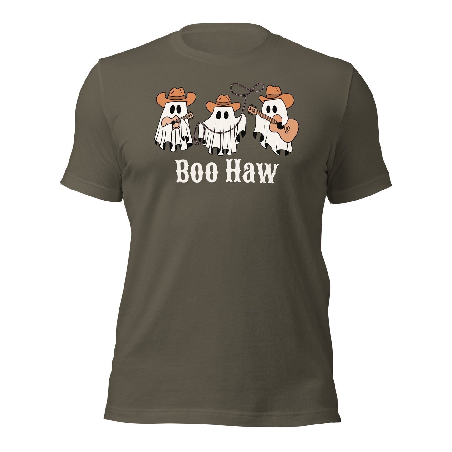 Boo Haw Shirt Halloween Shirt Cowboy Ghost Tshirt