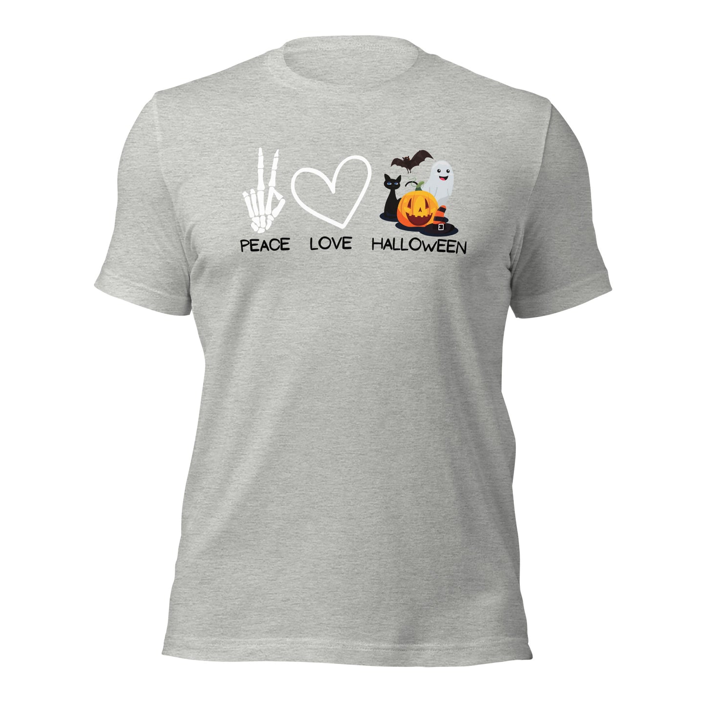 Peace Love Shirt Peace Love Halloween Shirt Skeleton Peace Sign Tee