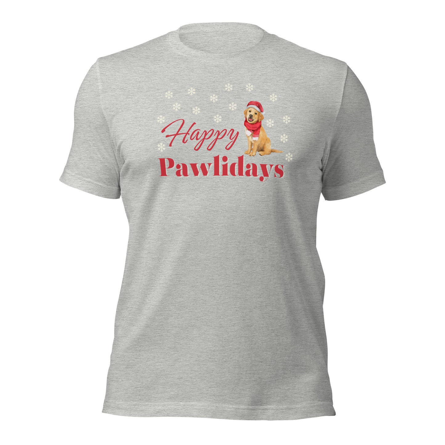 Happy Pawlidays Shirt Christmas Dog Tee