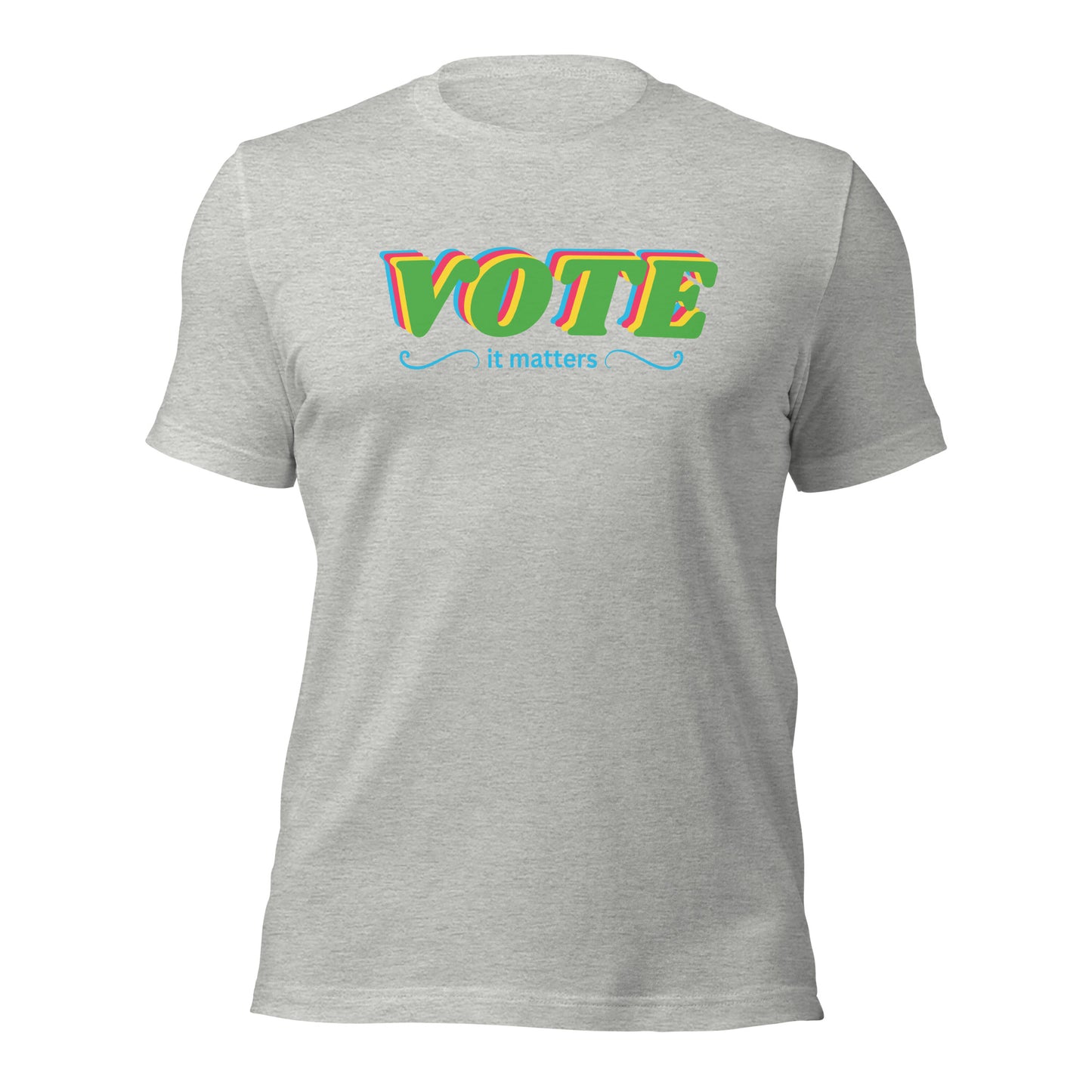 VOTE It Matters Shirt Colorful Vote Tee