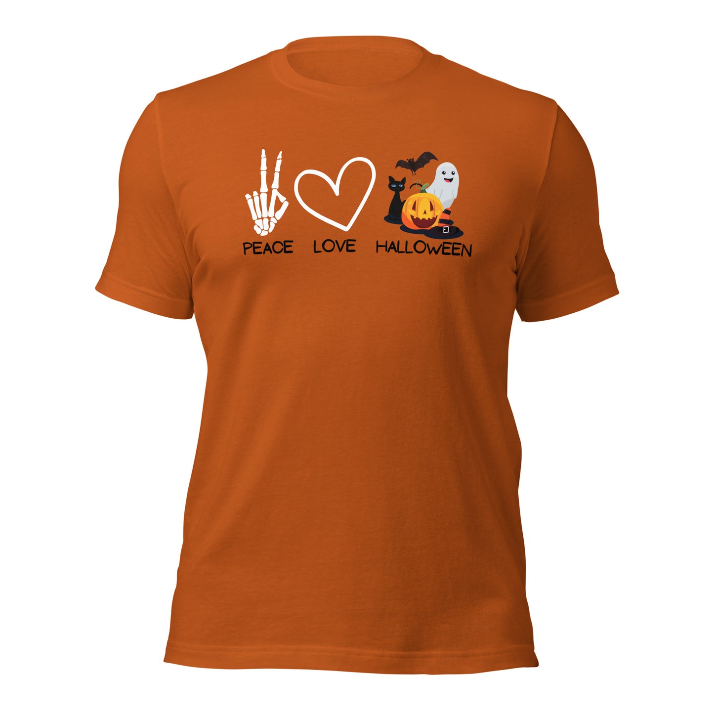 Peace Love Shirt Peace Love Halloween Shirt Skeleton Peace Sign Tee