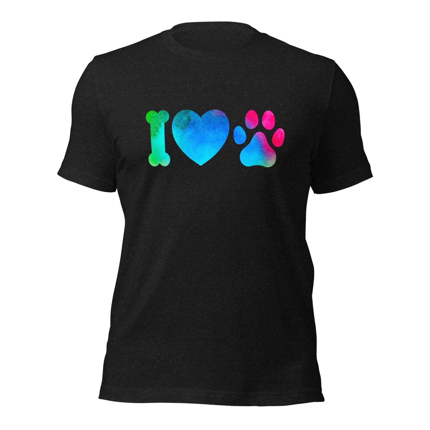 I Love Dogs Shirt Paw Print Shirt