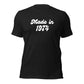 Made in 1974 Shirt Vintage Tee Shirt 1974 Shirt Retro T-shirt