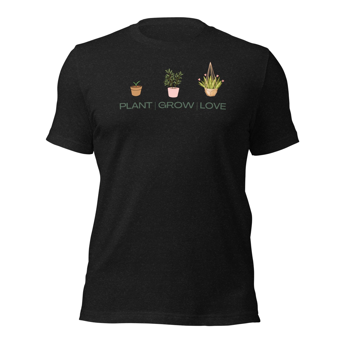 Plant Grow Love Shirt Gift for Gardener Shirt