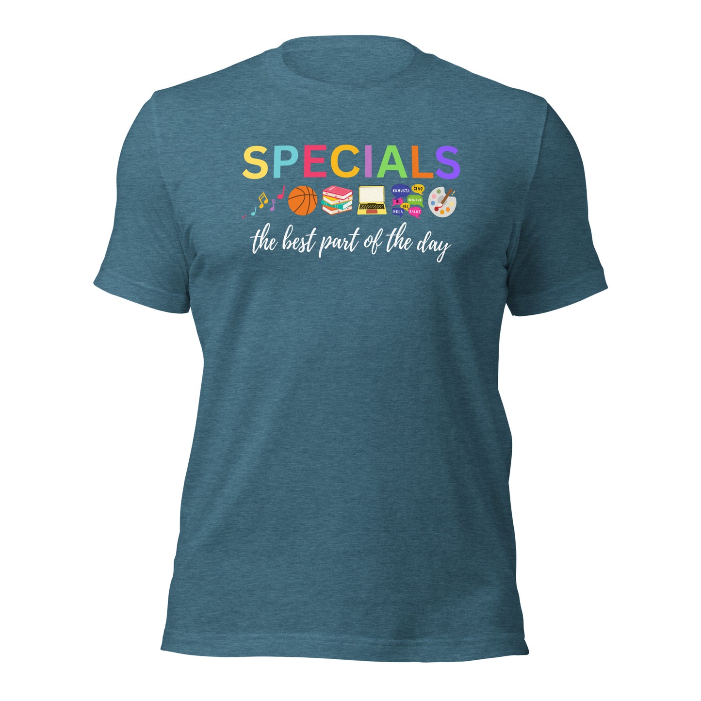 Specials Teacher Team Shirt: Art, Music, PE, Library/Media, Language/Spanish, Technology