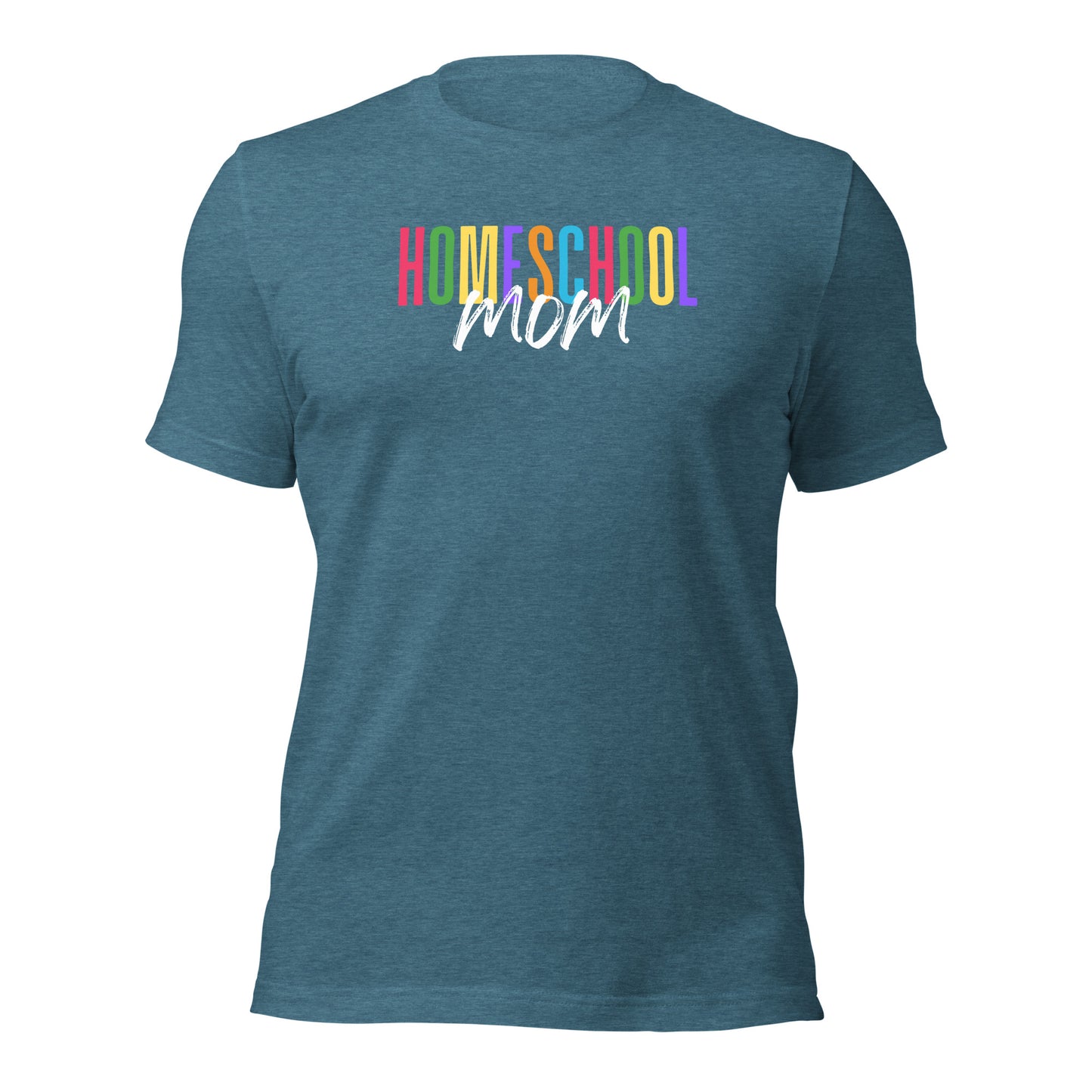 Homeschool Mom Shirt Colorful Homeschool Tee