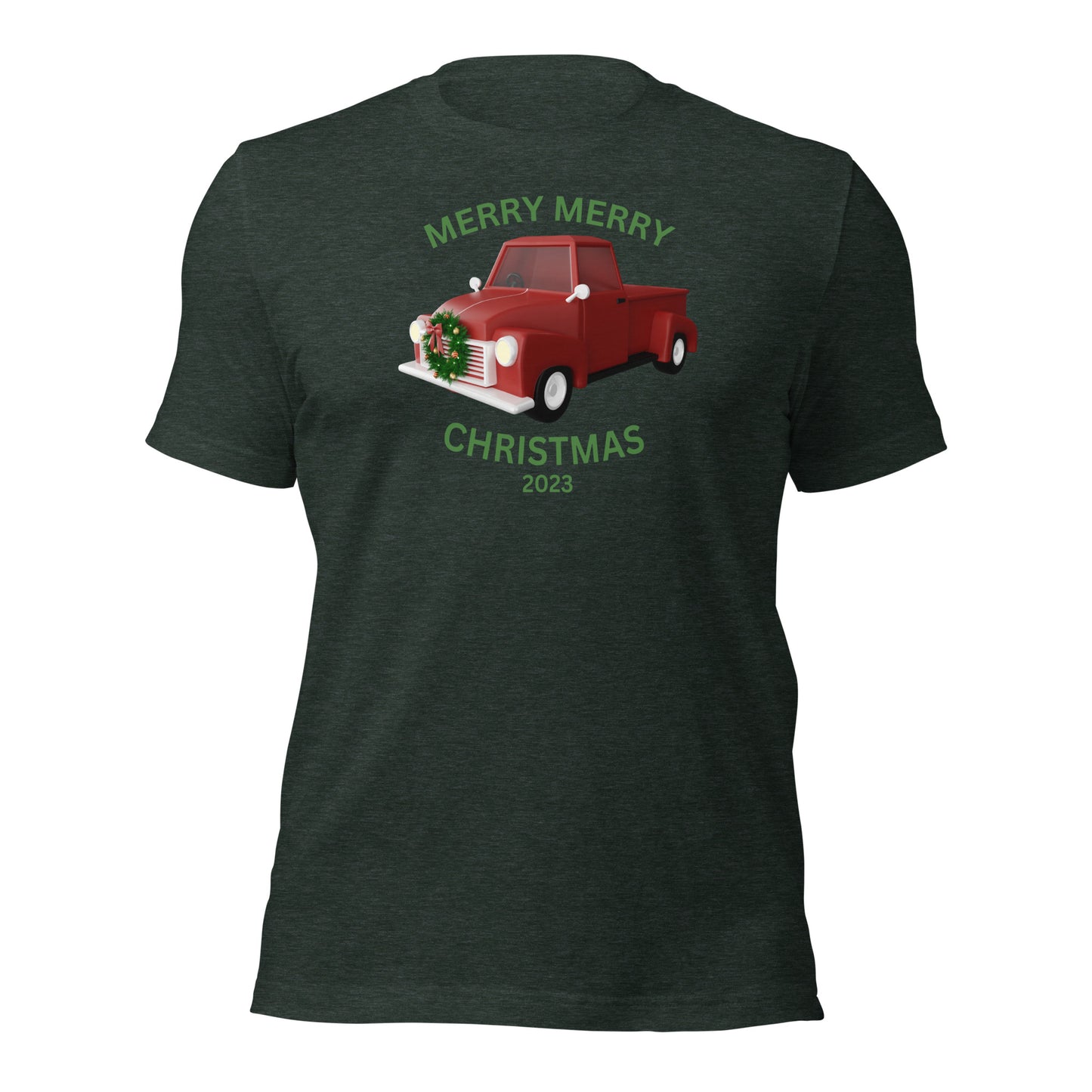 Red Truck Christmas Shirt Merry Christmas Tee