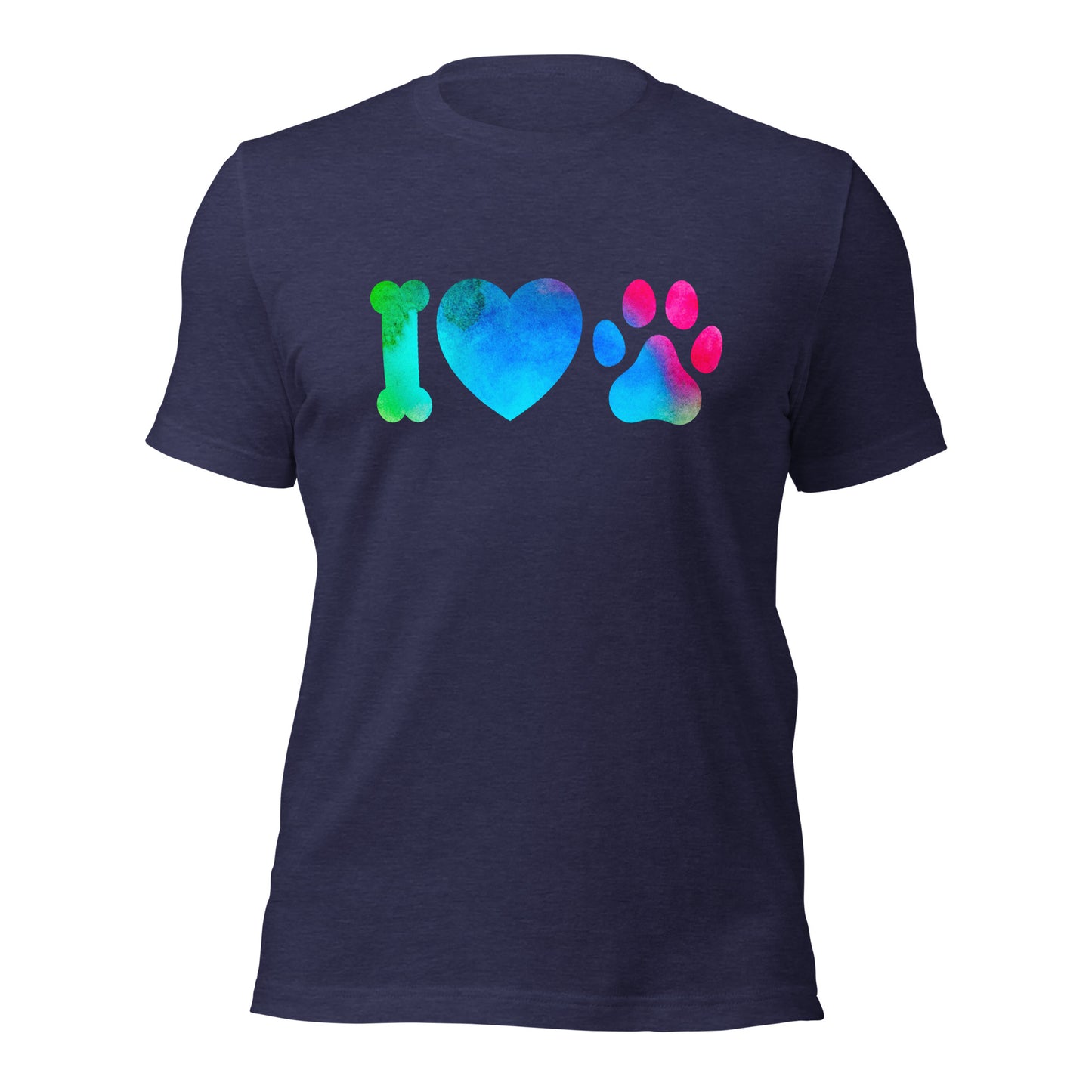 I Love Dogs Shirt Paw Print Shirt