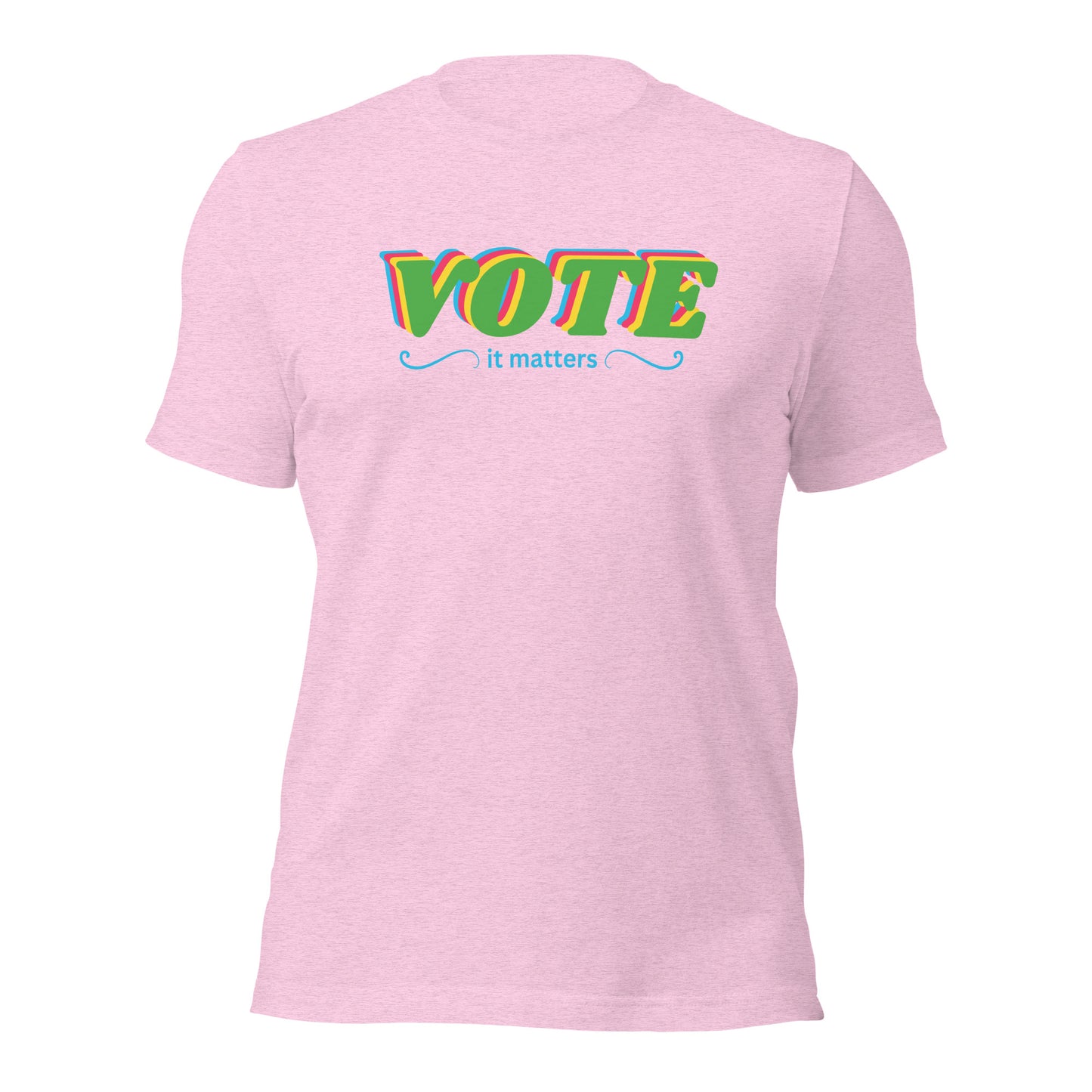 VOTE It Matters Shirt Colorful Vote Tee