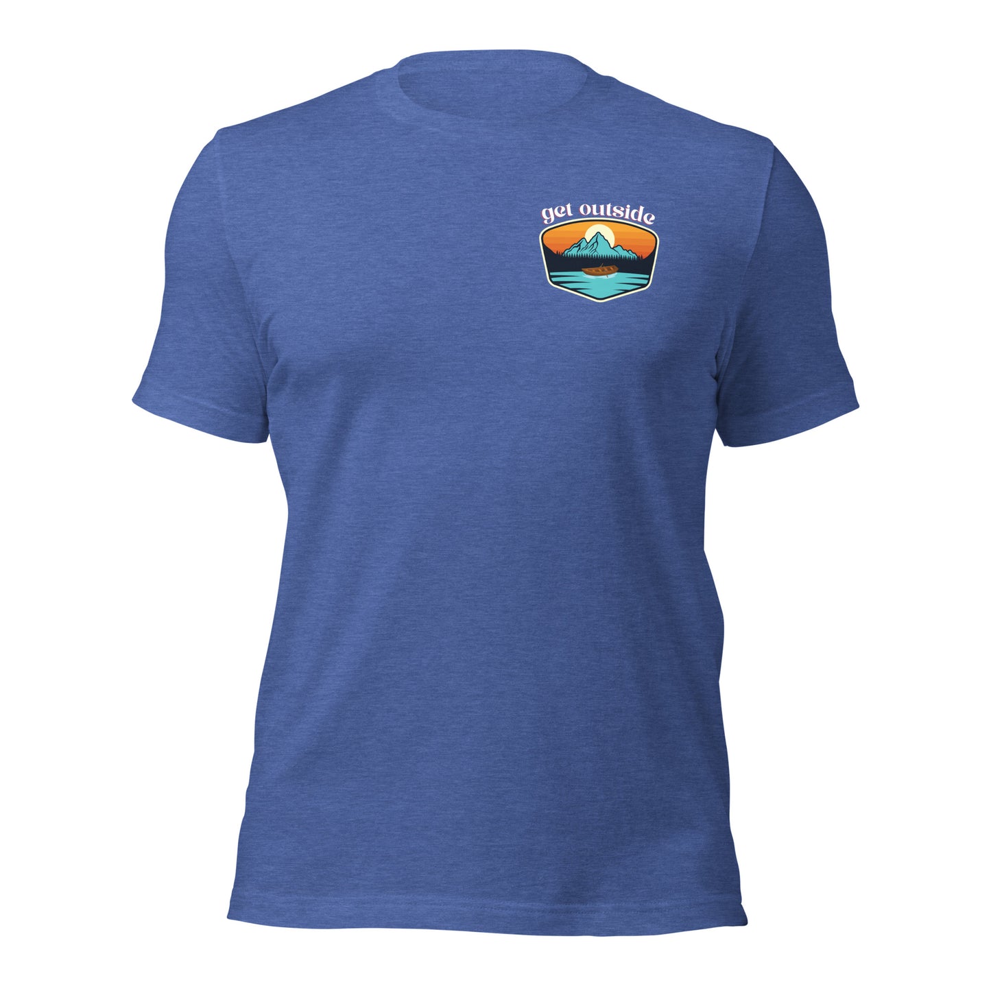 Get Outside Shirt Mountain Shirt Hiking Shirt Camping Shirt Explore Nature Tshirt