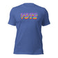 VOTE Shirt Rainbow Colors Voting Tee