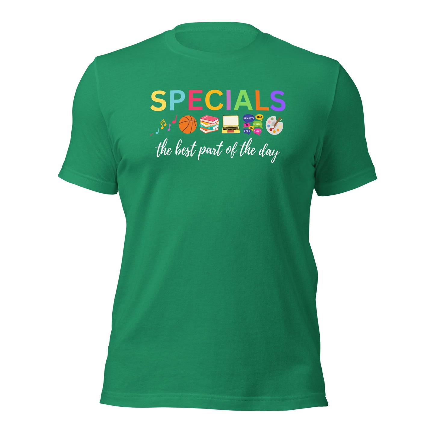 Specials Teacher Team Shirt: Art, Music, PE, Library/Media, Language/Spanish, Technology