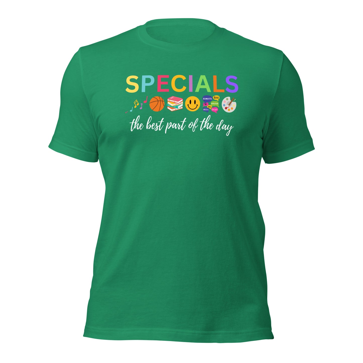 Specials Teacher Team Shirt: Art, Music, PE, Library/Media, Language/Spanish, Counselor