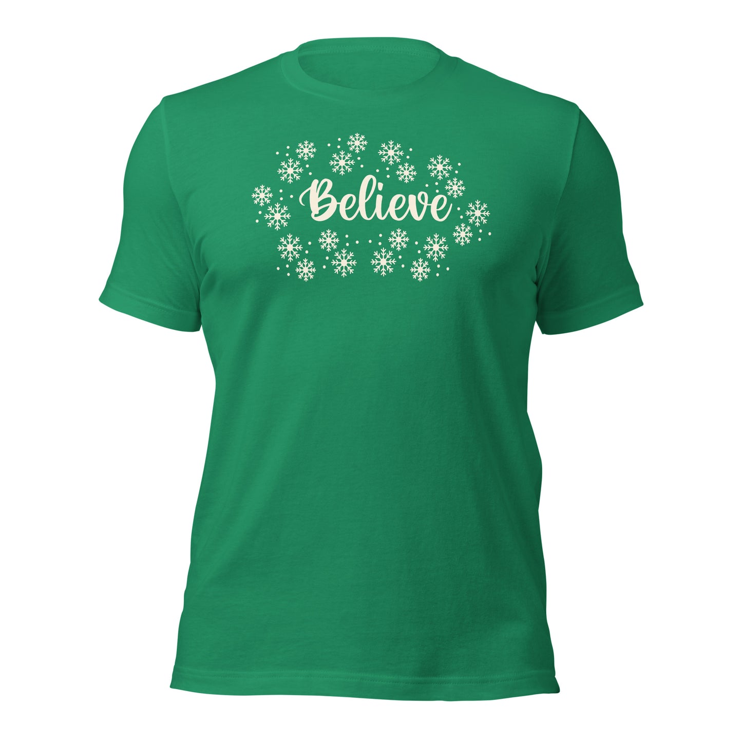 Believe Snowflake Shirt Pretty Christmas Tee