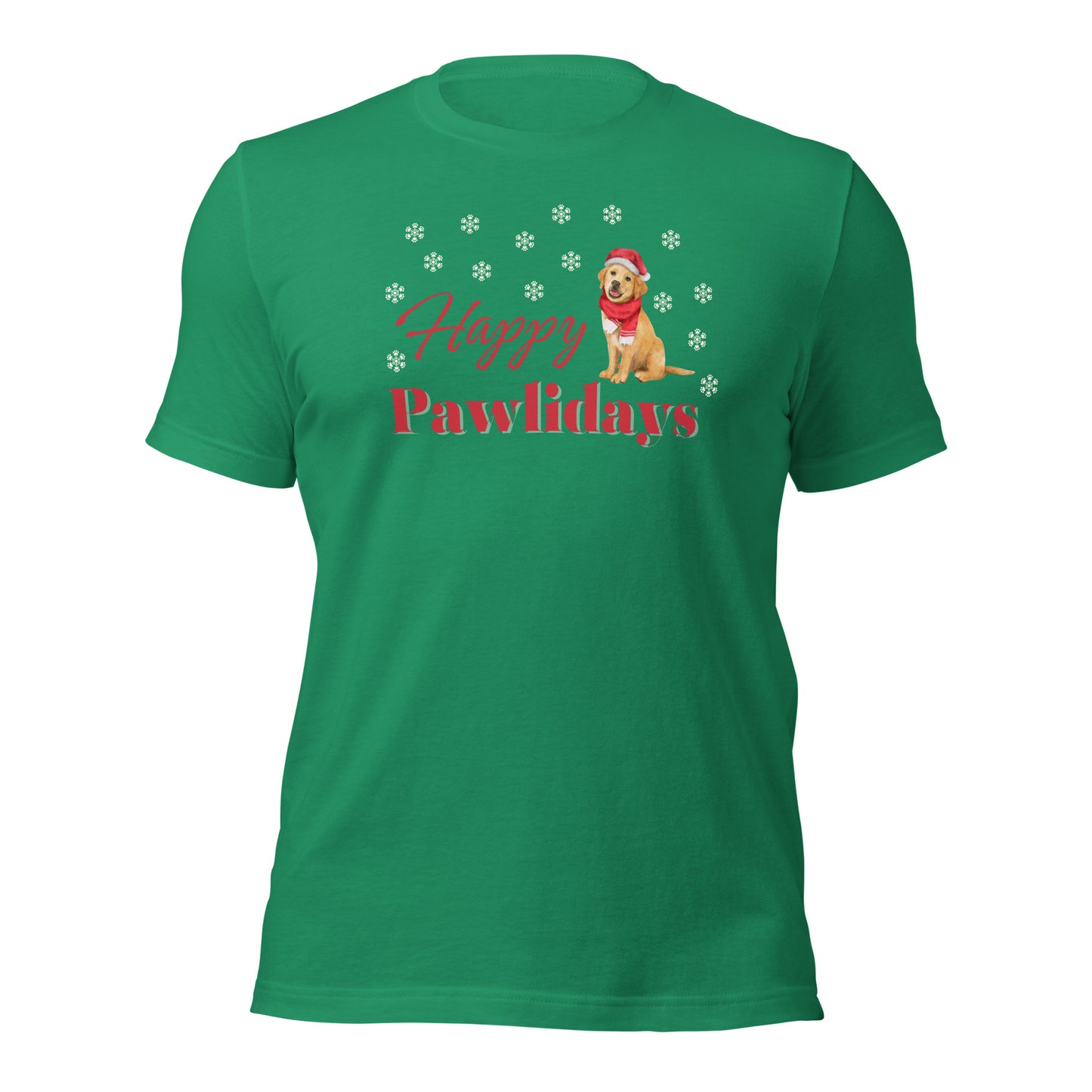 Happy Pawlidays Shirt Christmas Dog Tee