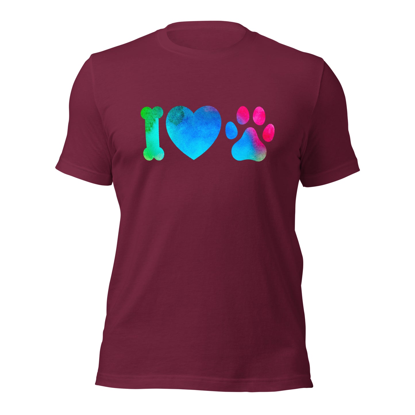 I Love Dogs Shirt Paw Print Shirt