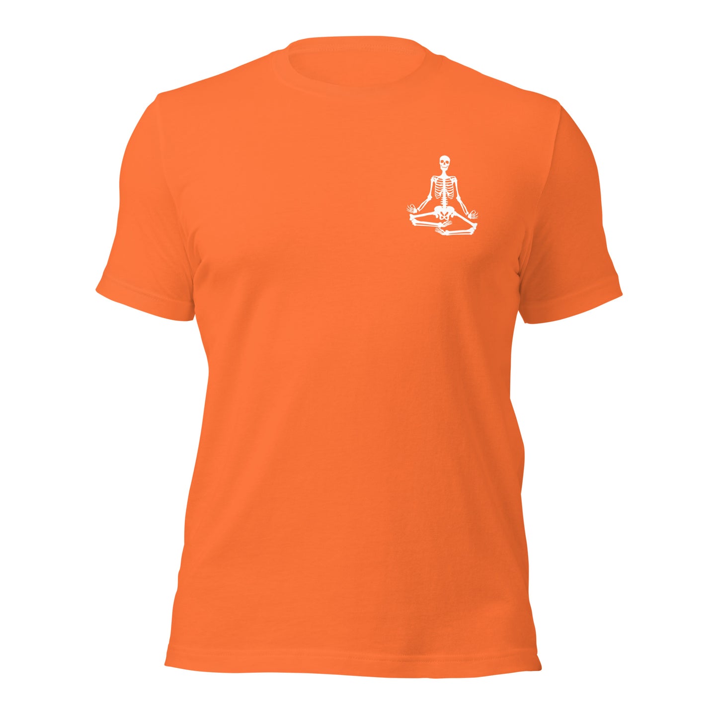 Yoga Shirt Skeleton Meditating Shirt Halloween Tshirt