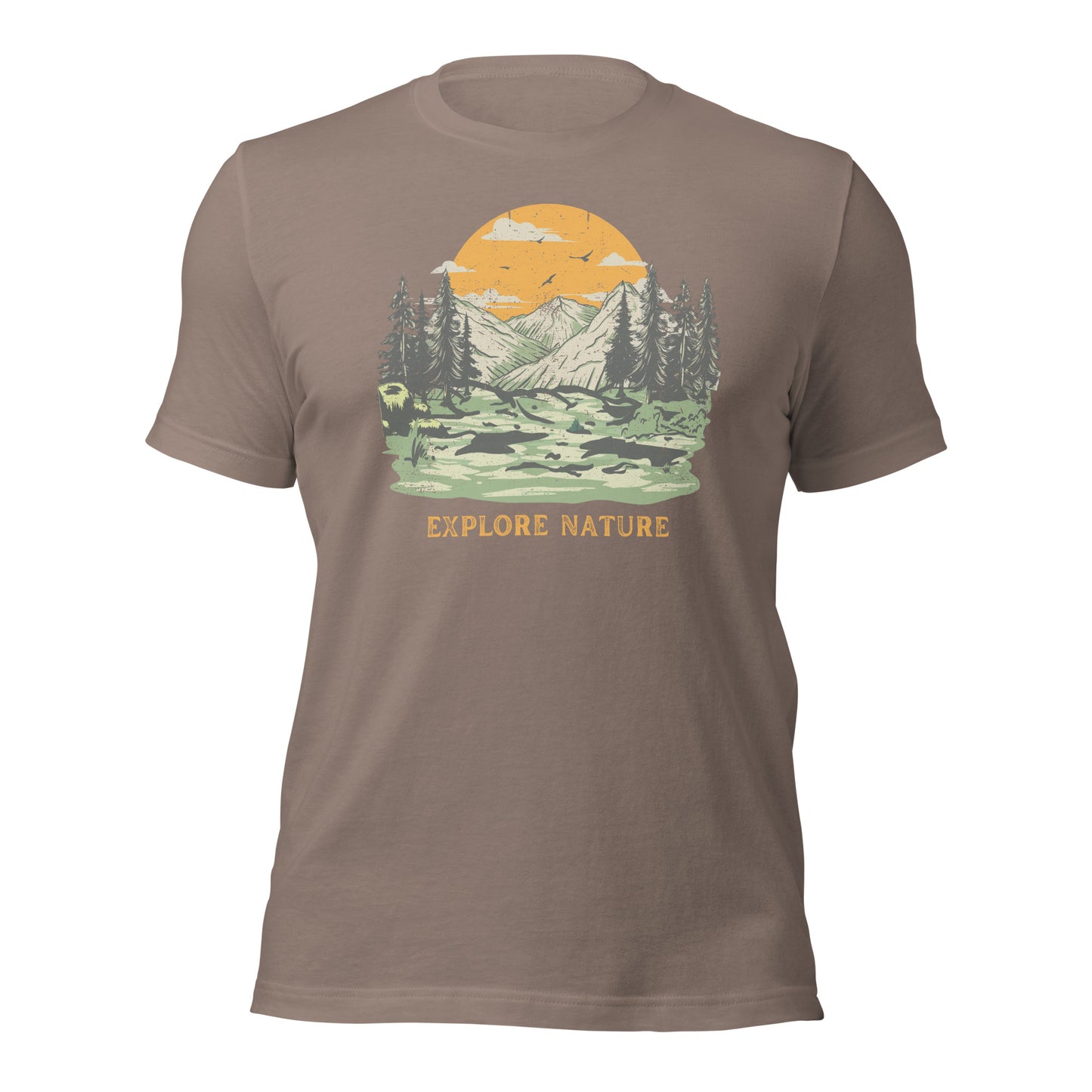 Explore Nature Shirt Mountain Shirt Hiking Shirt Camping Shirt Get Outside Tshirt