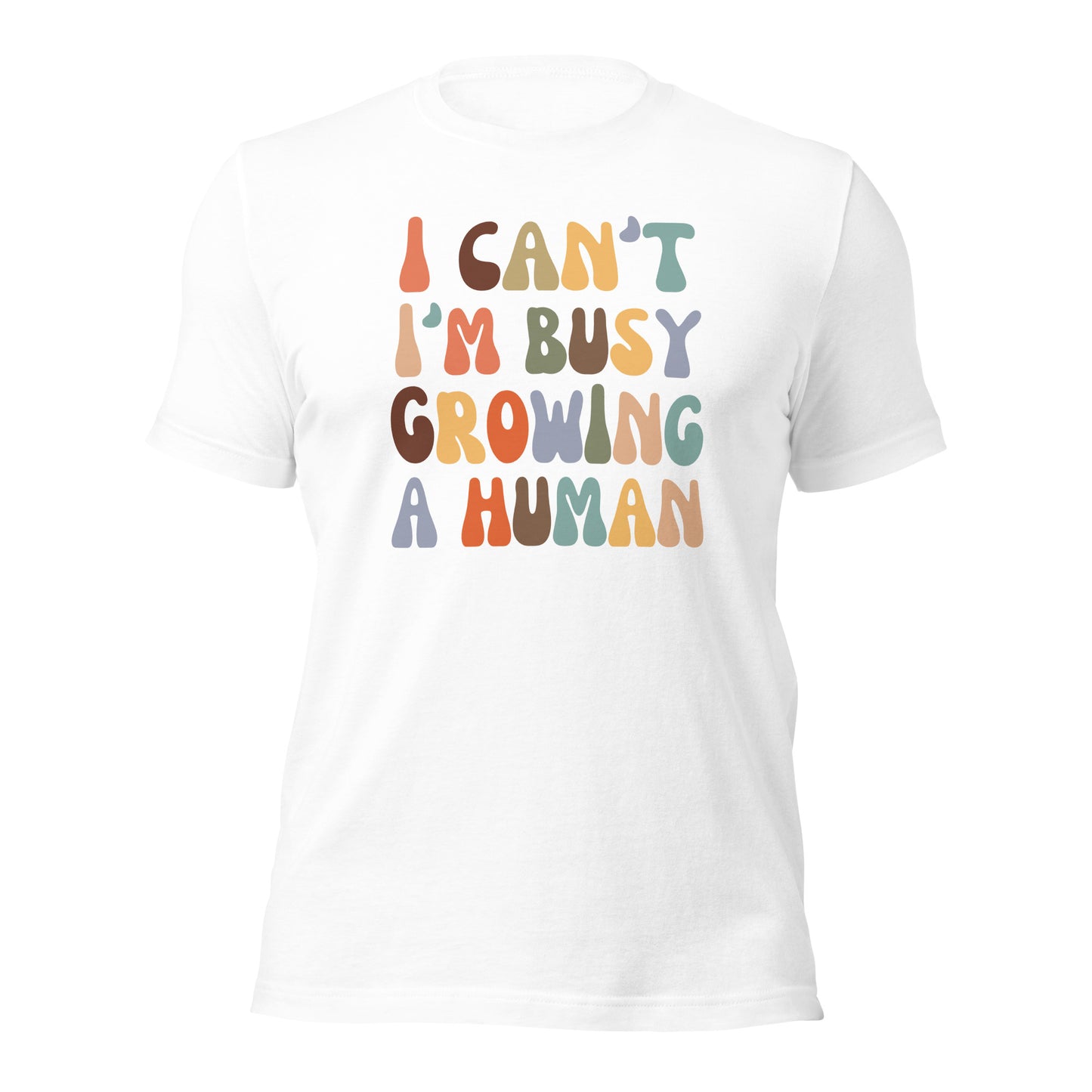 Funny Pregnancy Shirt New Mama Shirt Growing a Human T-shirt