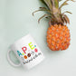 Adapted Physical Education Mug, White A.P.E. Coffee Cup, Teacher Gift