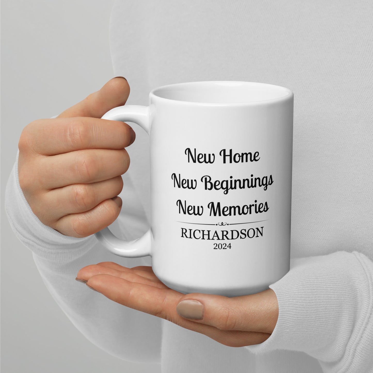 Personalized New Home Mug New Beginnings New Memories Coffee Cup Realtor Closing Gifts