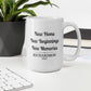 Personalized New Home Mug New Beginnings New Memories Coffee Cup Realtor Closing Gifts