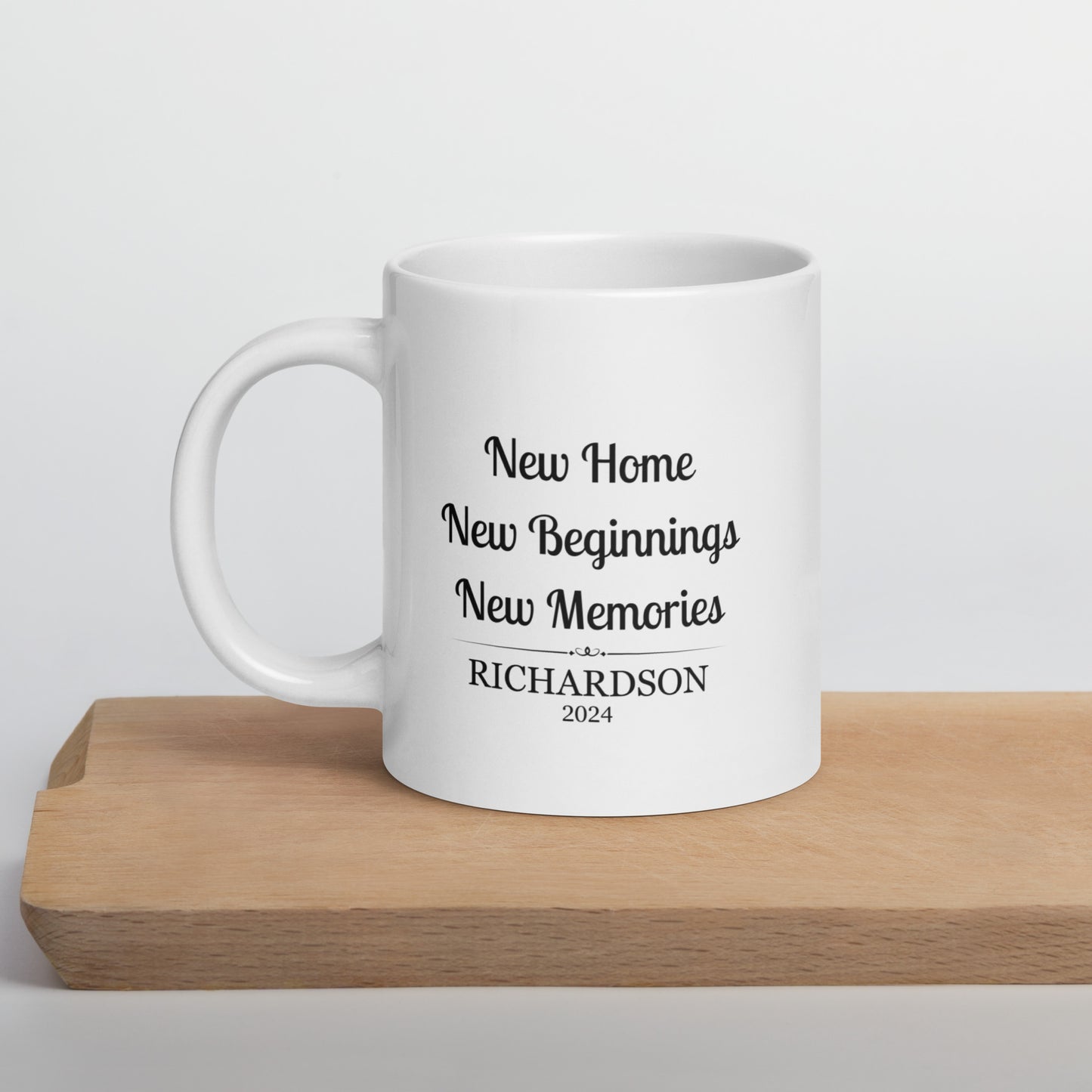 Personalized New Home Mug New Beginnings New Memories Coffee Cup Realtor Closing Gifts