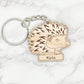 Personalized Hedgehog Keychains / Bag tags