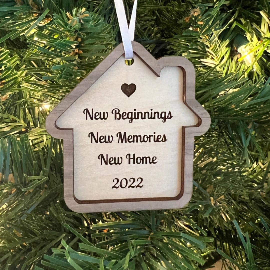 Personalized New Home Ornaments!