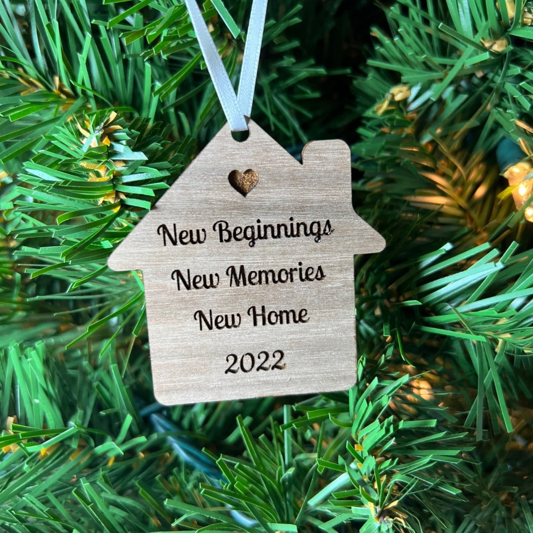 Personalized New Home Ornaments!