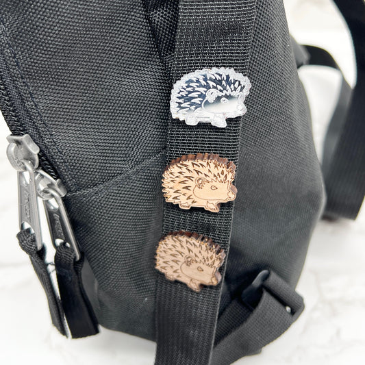 Hedgehog Backpack Pins / Lapel Pins