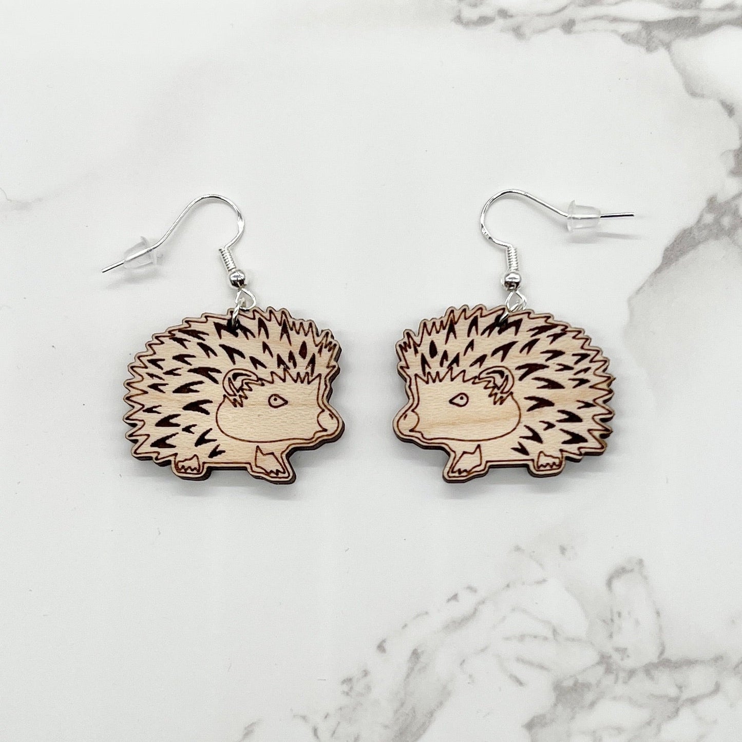 Hedgehog Earrings - Dangles, Studs, and Clip-ons