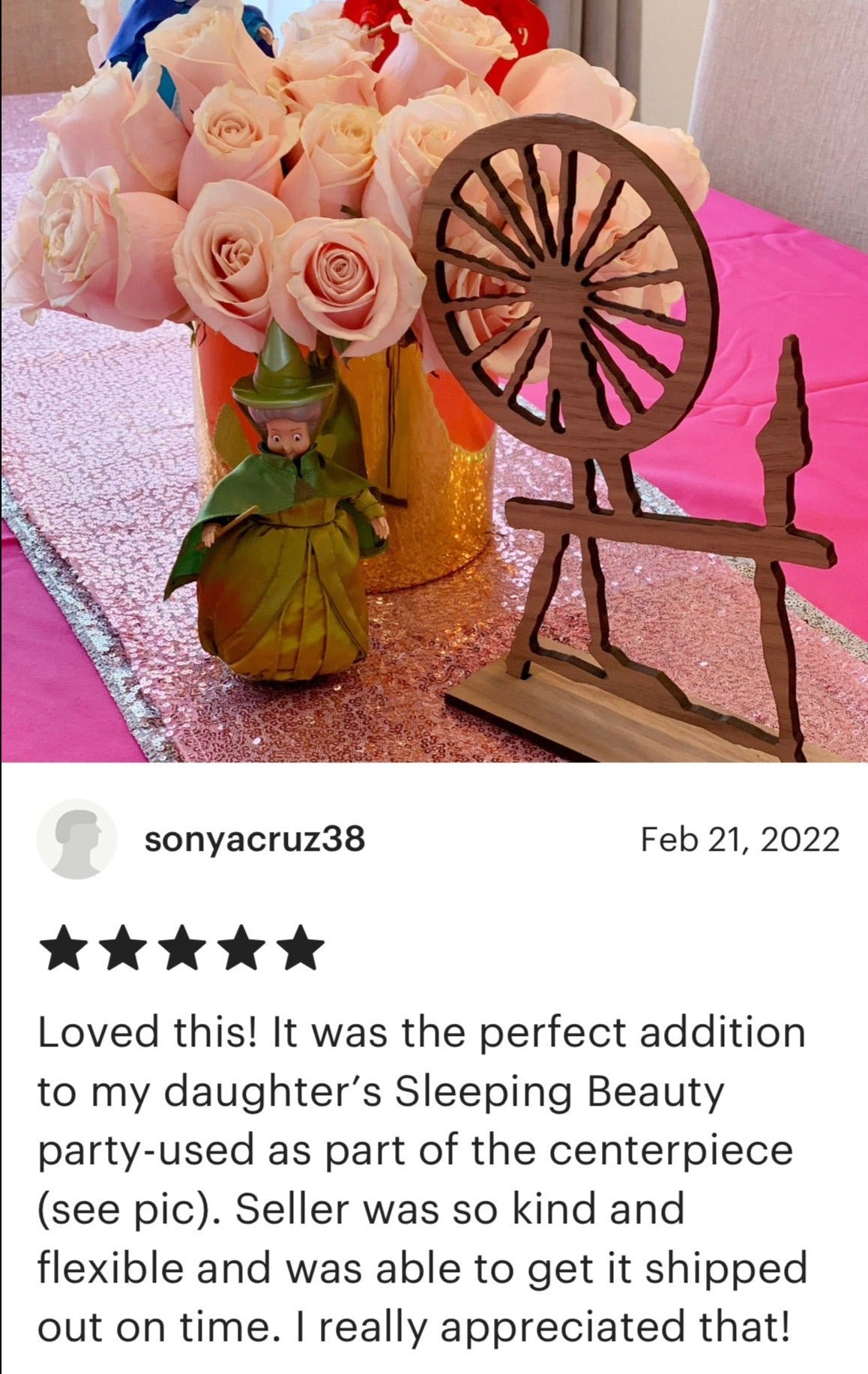 Spinning Wheel Display / Sleeping Beauty Themes