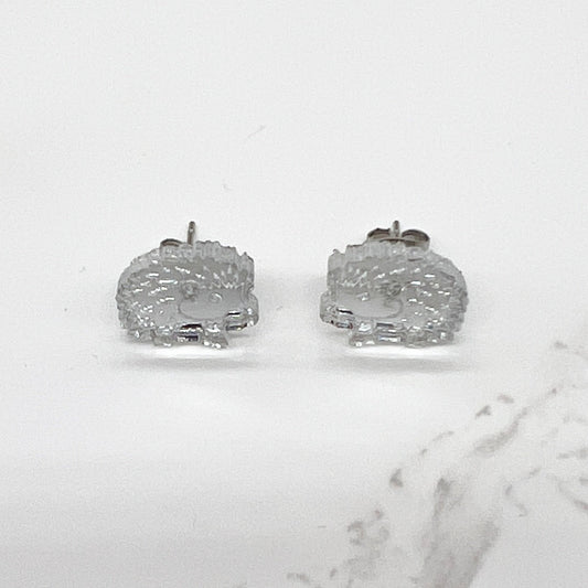 Hedgehog Earrings - Studs, Dangles, and Clip-ons