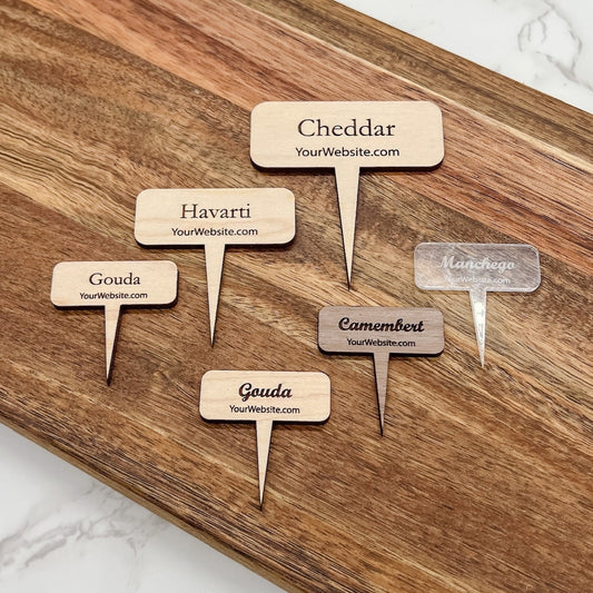 Branded & Personalized Cheese Picks/ Charcuterie Picks