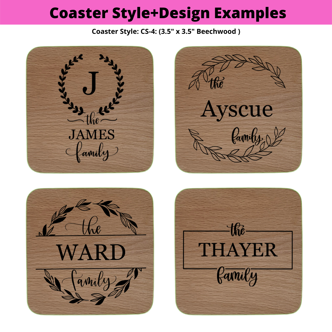 Branded & Personalized Logo Coasters