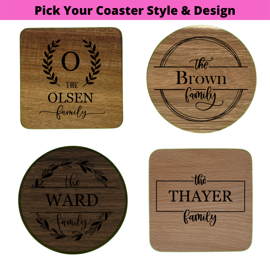 Branded & Personalized Logo Coasters