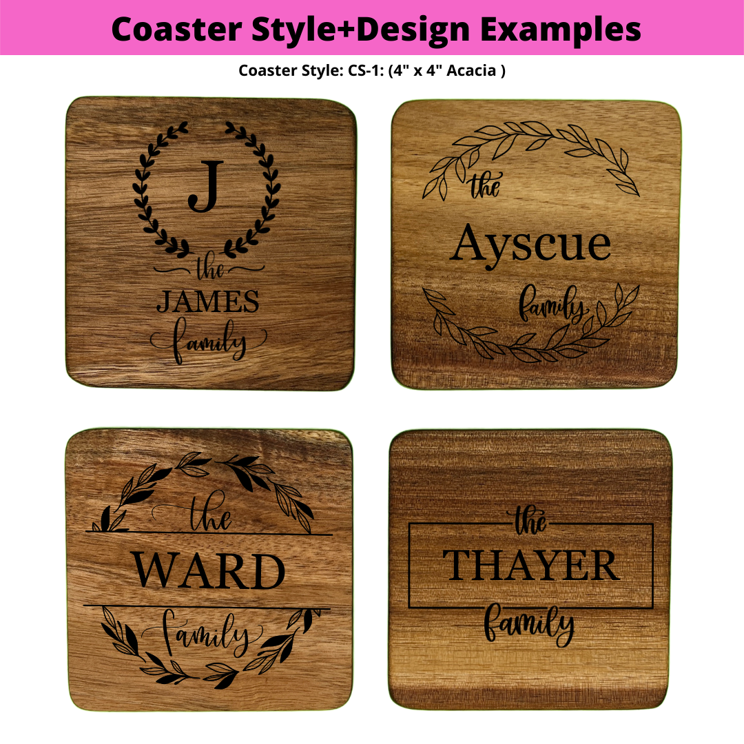 Branded & Personalized Logo Coasters