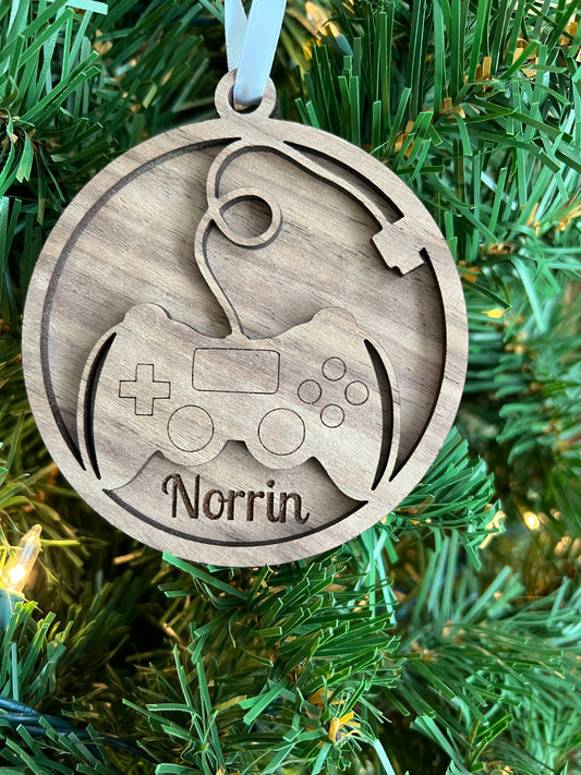 Personalized Gamer Ornament