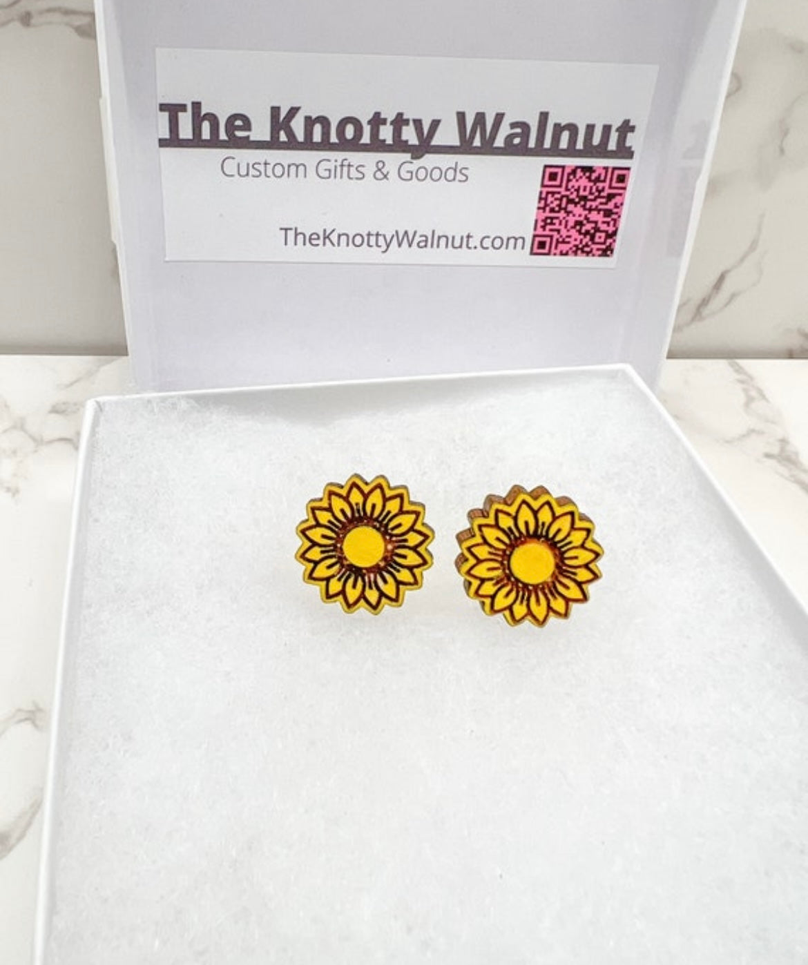 Sunflower Stud Earrings