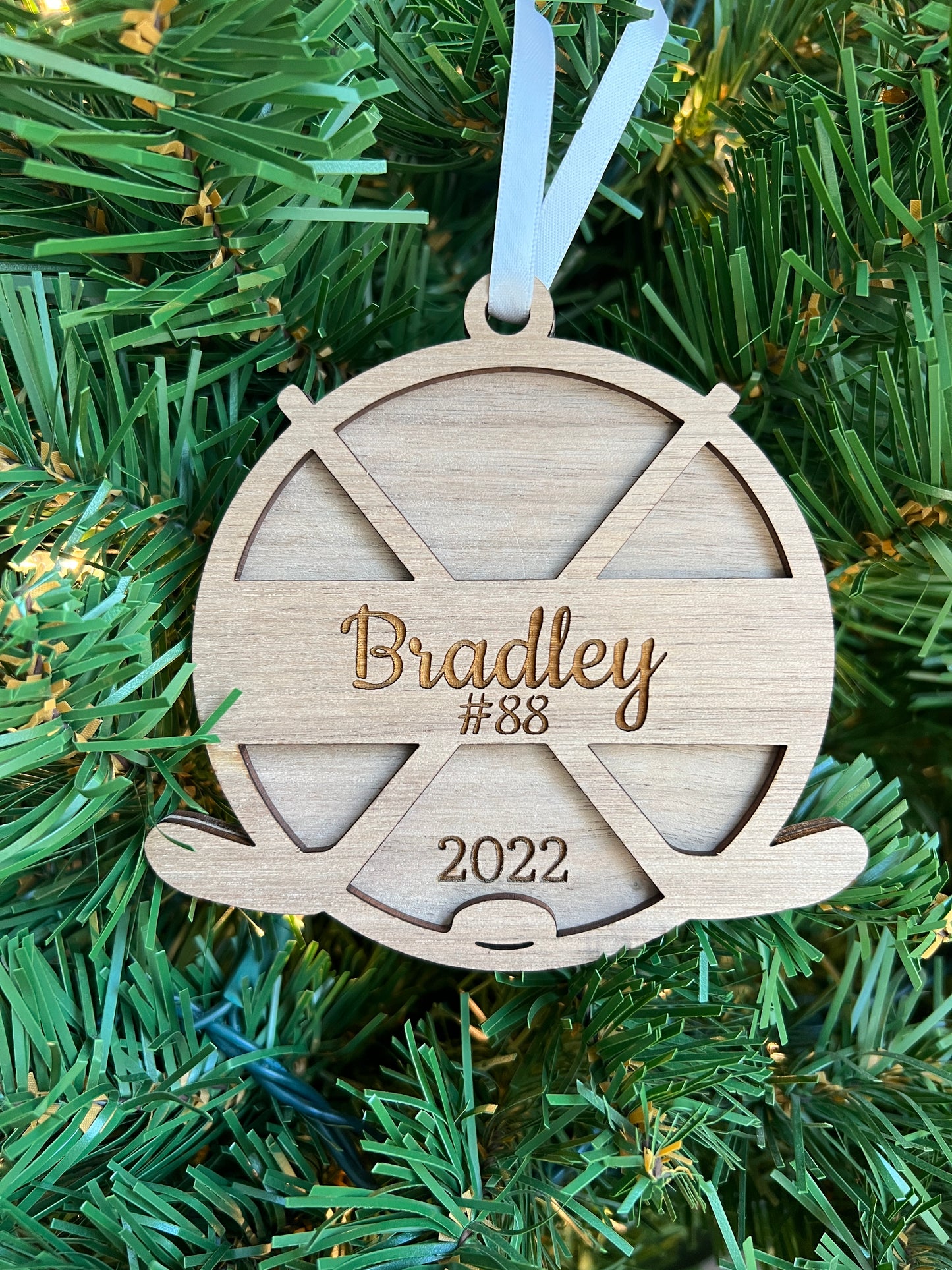 Personalized Hockey Ornaments