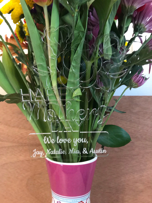 Personalized Mother’s Day Flower Pick