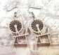 Spinning Wheel Earrings / Sleeping Beauty